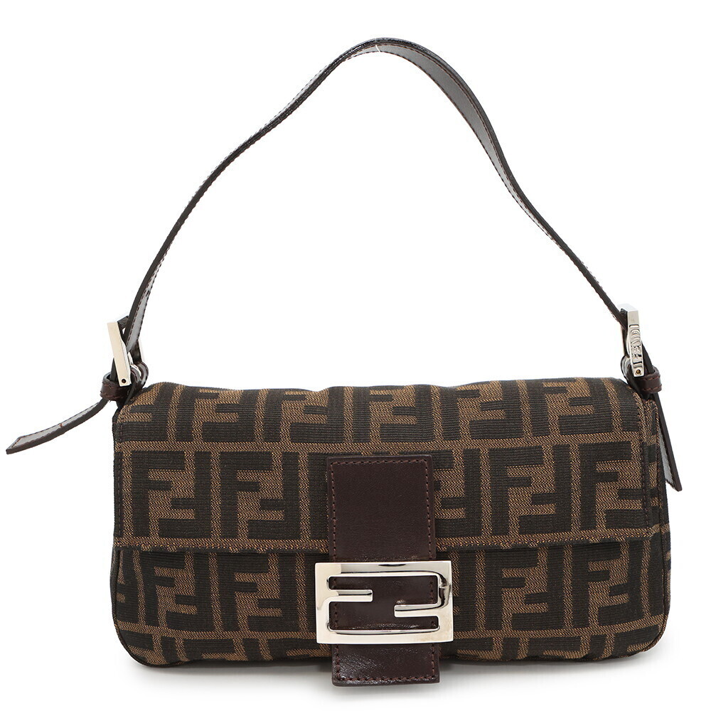 Fendi handbag Zucca Mamma Bucket canvas leather One Shoulder Hobo bag
